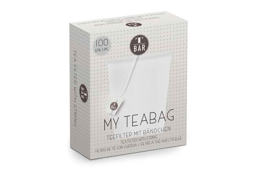 Teefilter mit Bändchen | 100 Stück