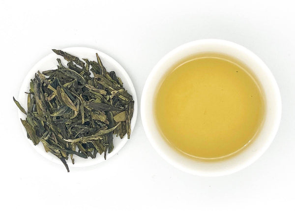 Green Tea LONG JING DRAGON FOUNTAIN ORGANIC (also written Lung Ching ...